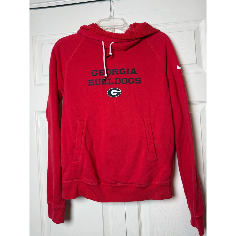 Nike University of Georgia Bulldogs SEC Red Pullover Hoodie Sweatshirt